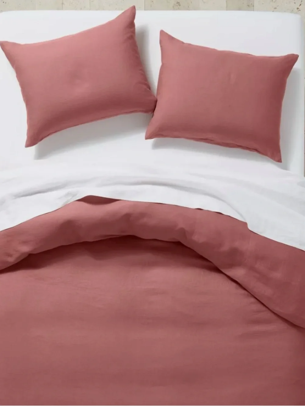 Casaluna Rose Full/Queen Hemp Duvet Cover Set